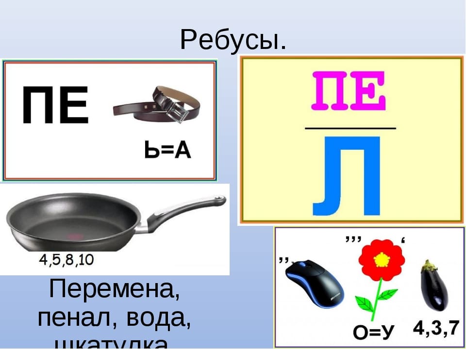 Отгадка ребусов онлайн по картинке