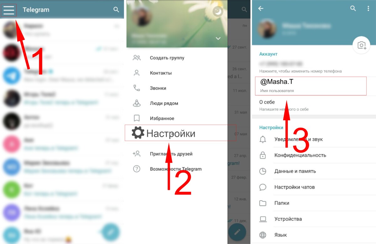 Как узнать свой телеграмм